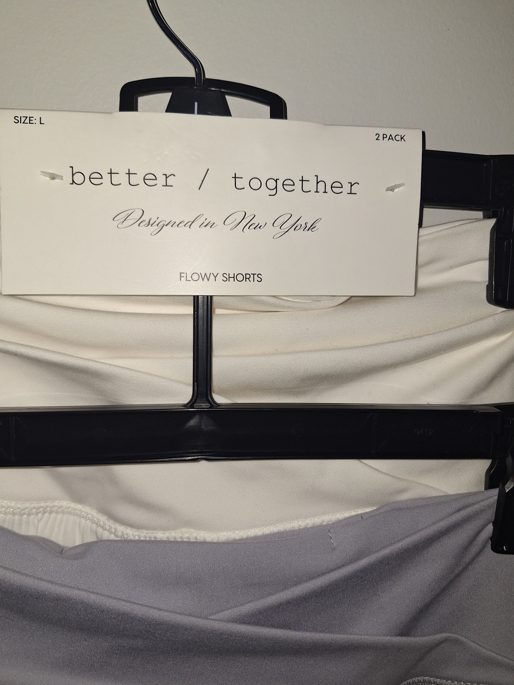 better | together Women’s Two-Pack Skirt Sets — White & Light Gray - Picture 2 of 6